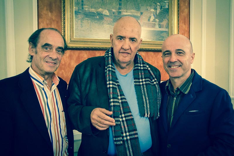 carlos nejar y amigos en la sociedad bilbaina